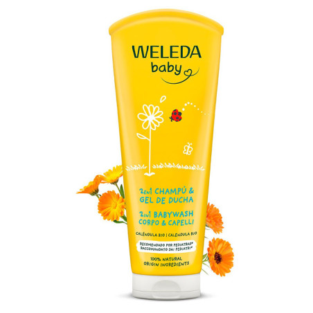 Weleda Champu y Gel de ducha calendula 200ml